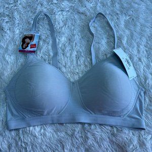 Hanes X temp Bra wire free Convertible straps perfect coverage Size L